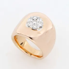 Anello a Fascia Fani Gioielli in Oro Rosa e Diamanti Ref. FNA91S