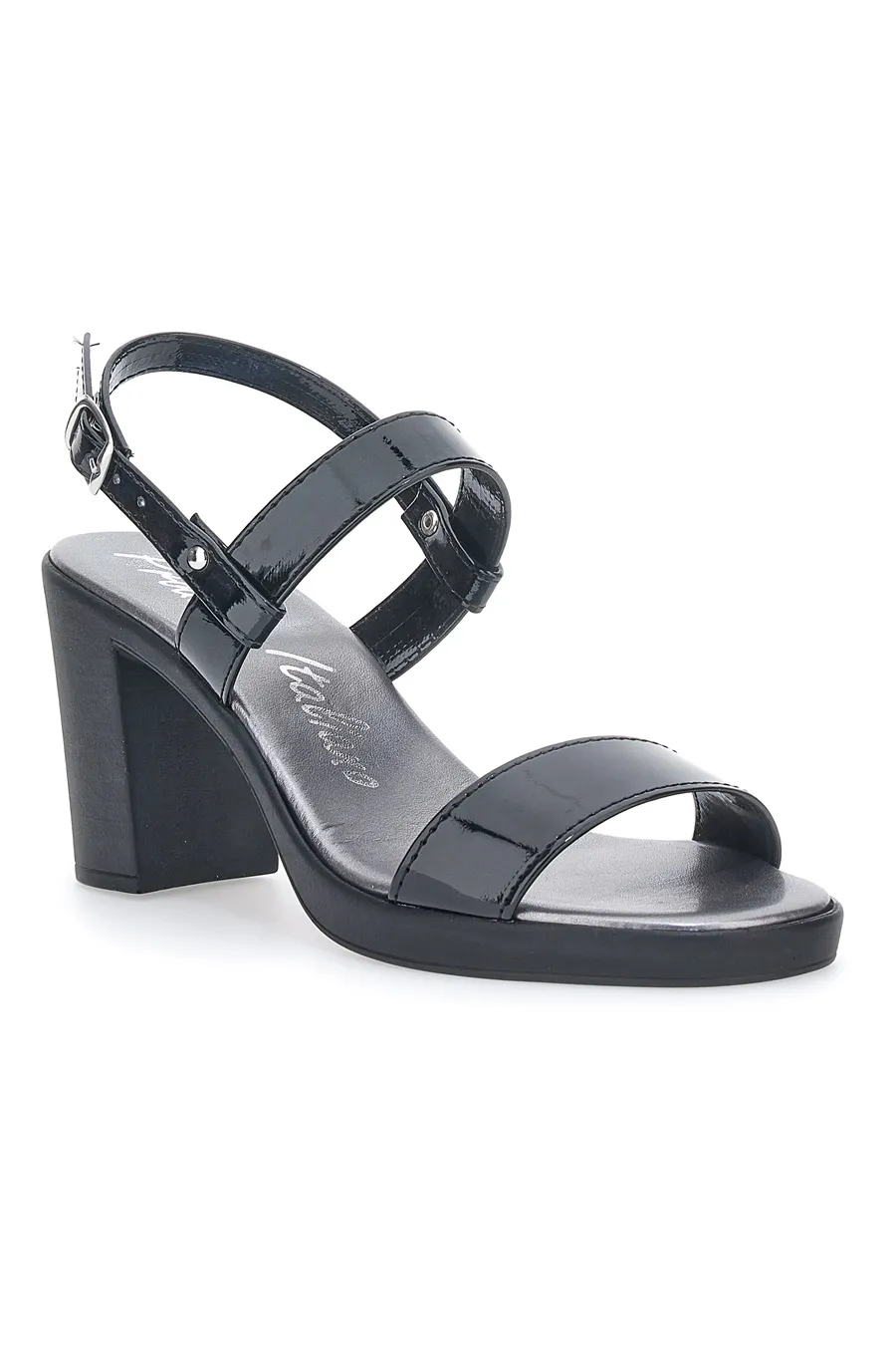 Black Mio Tempo 3452 Heeled Sandals