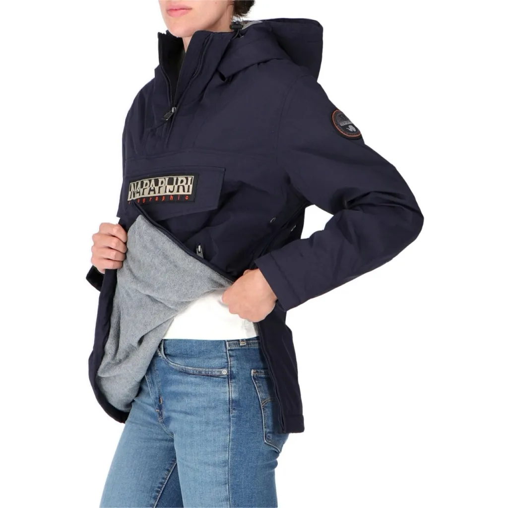 Blue Marine Women's Napapijri Pocket Jacket with Hood
