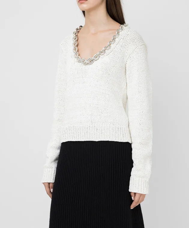 Bottega Veneta Light Beige Sweater 628711VKWB0 - Shop Now