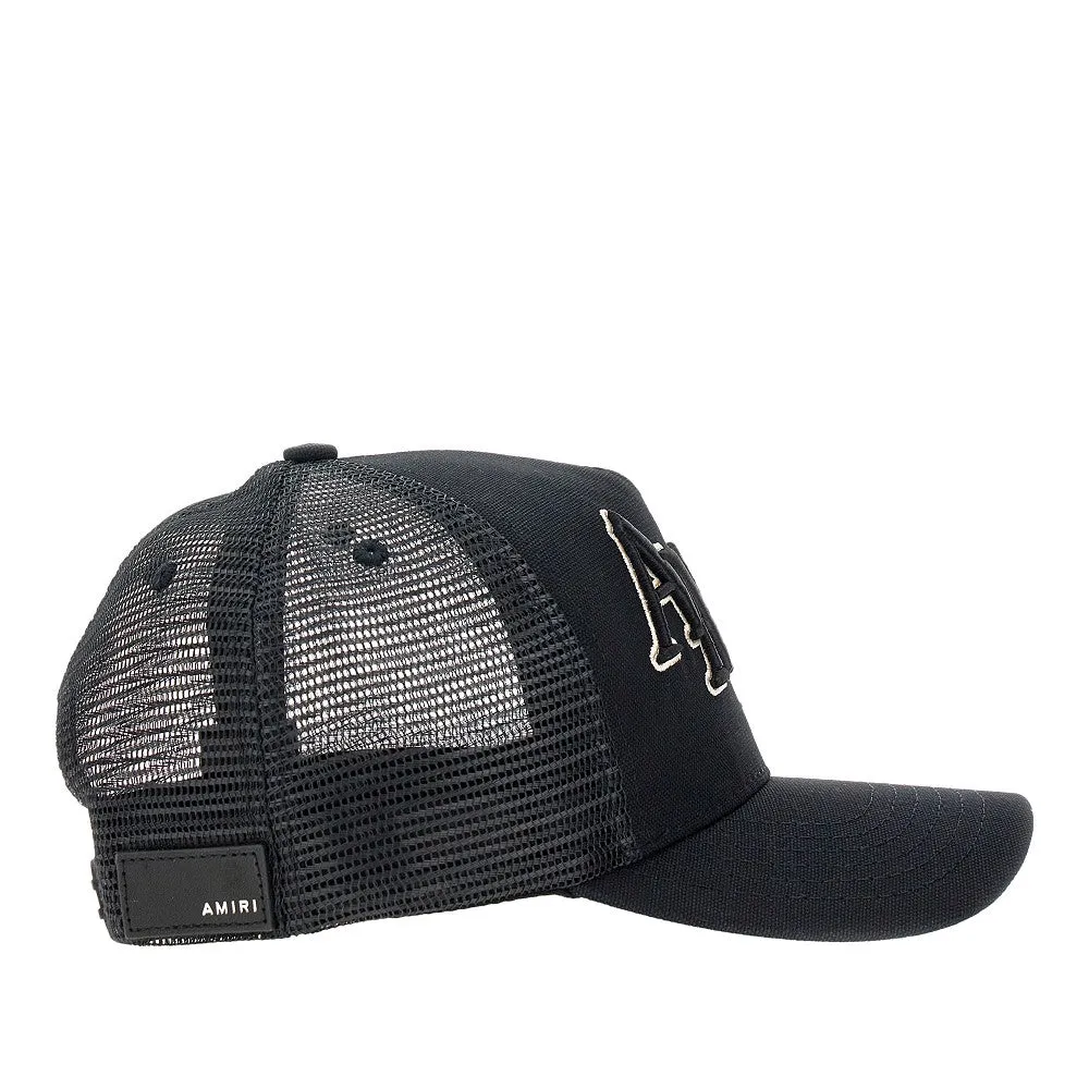 Embroidered logo trucker hat