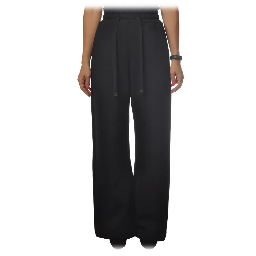 Dondup - Pantalone Sportivo con Elastico in Vita - Nero - Pantalone - Luxury Exclusive Collection