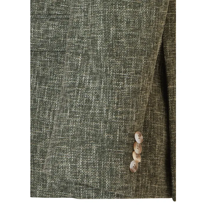 Green Henk ter Horst Jersey Melange Jacket.