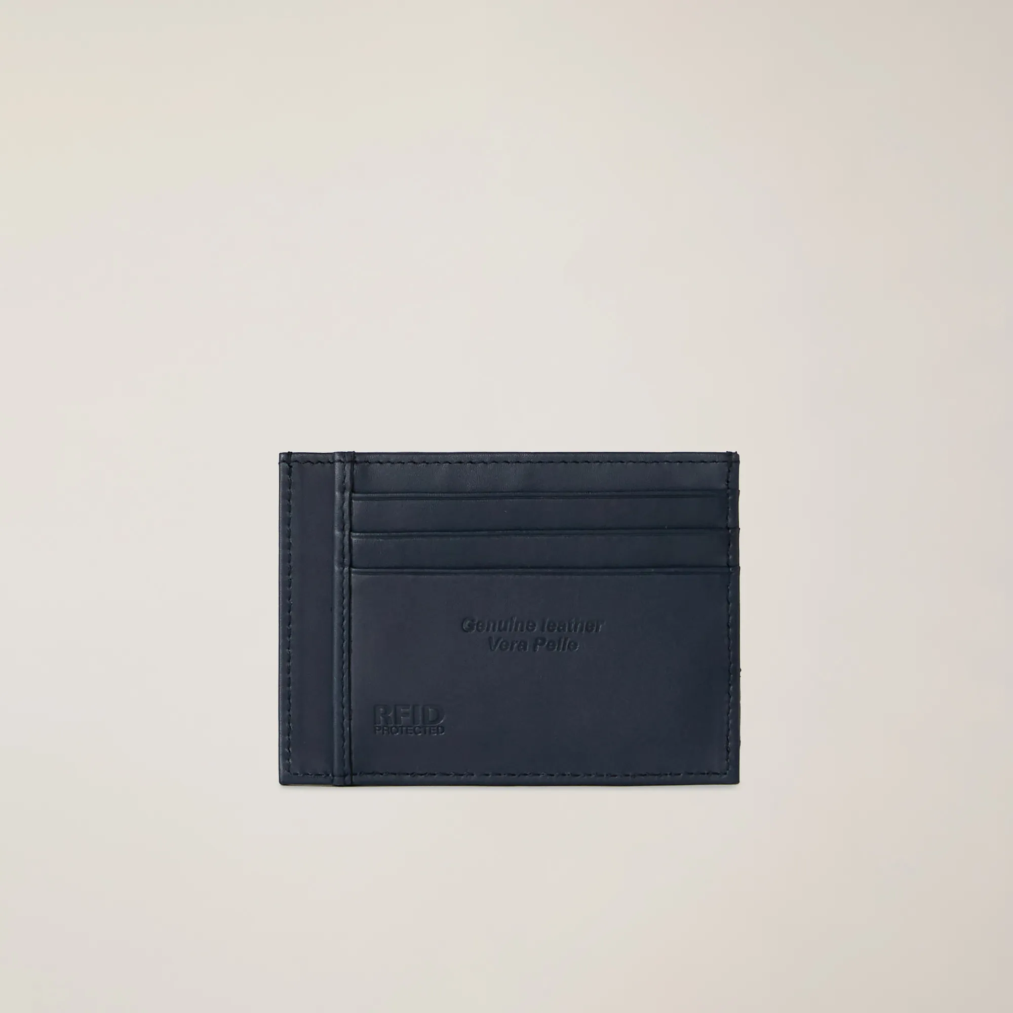 Luxury Blue Leather Lucky Cardholder: New Arrivals by Harmong & Blaine®