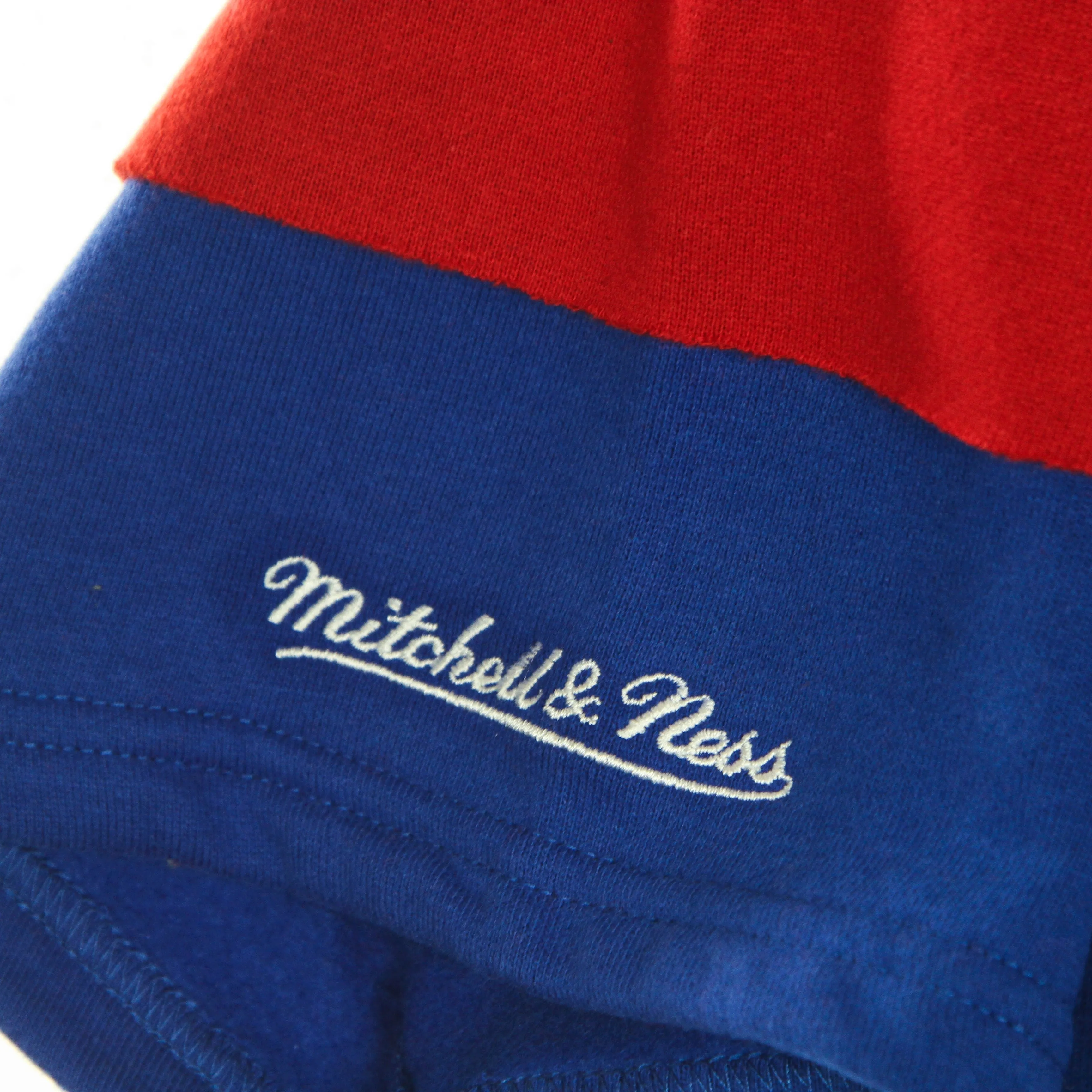 Men's Short Sleeve NFL Royal Blue Fleece Hoodie Neygia