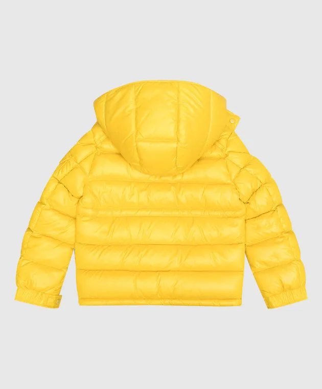 Yellow Moncler ENFANT kids' down jacket Dalles 1A00083689501214
