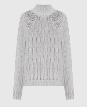 Peserico grey sweater with Lyric S99493F0309191
