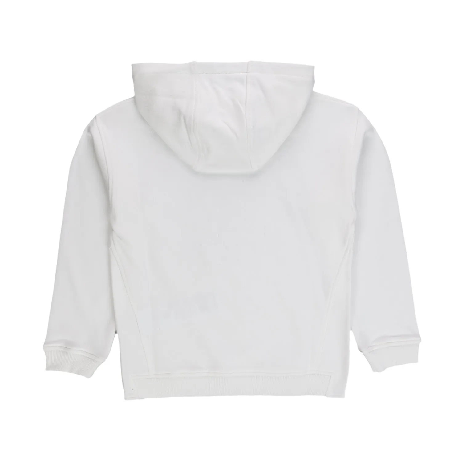 White Unisex Sweatshirt Logo Print